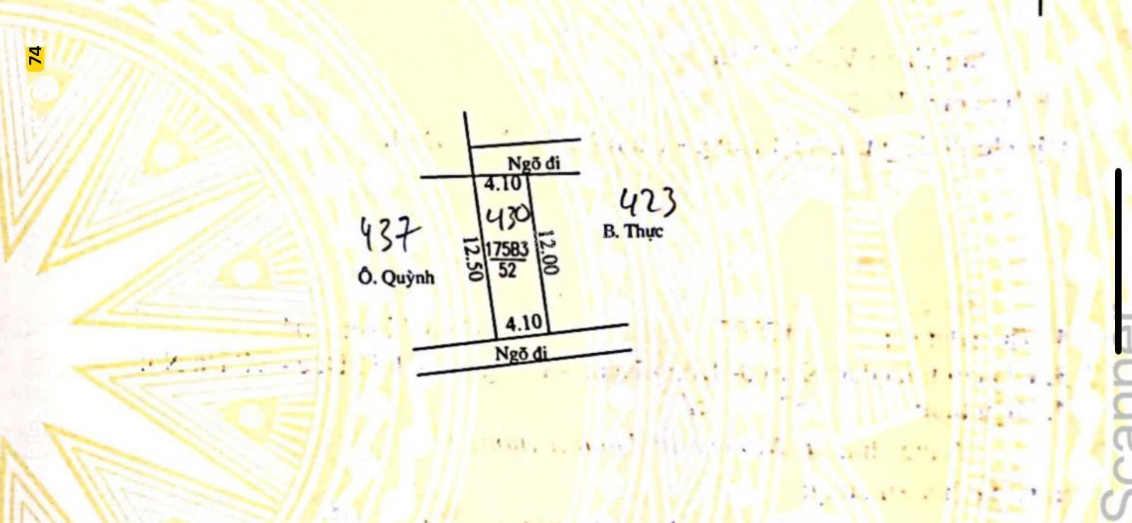 Bán gấp lô đất Đông La 52m2 chỉ 4.6 tỷ