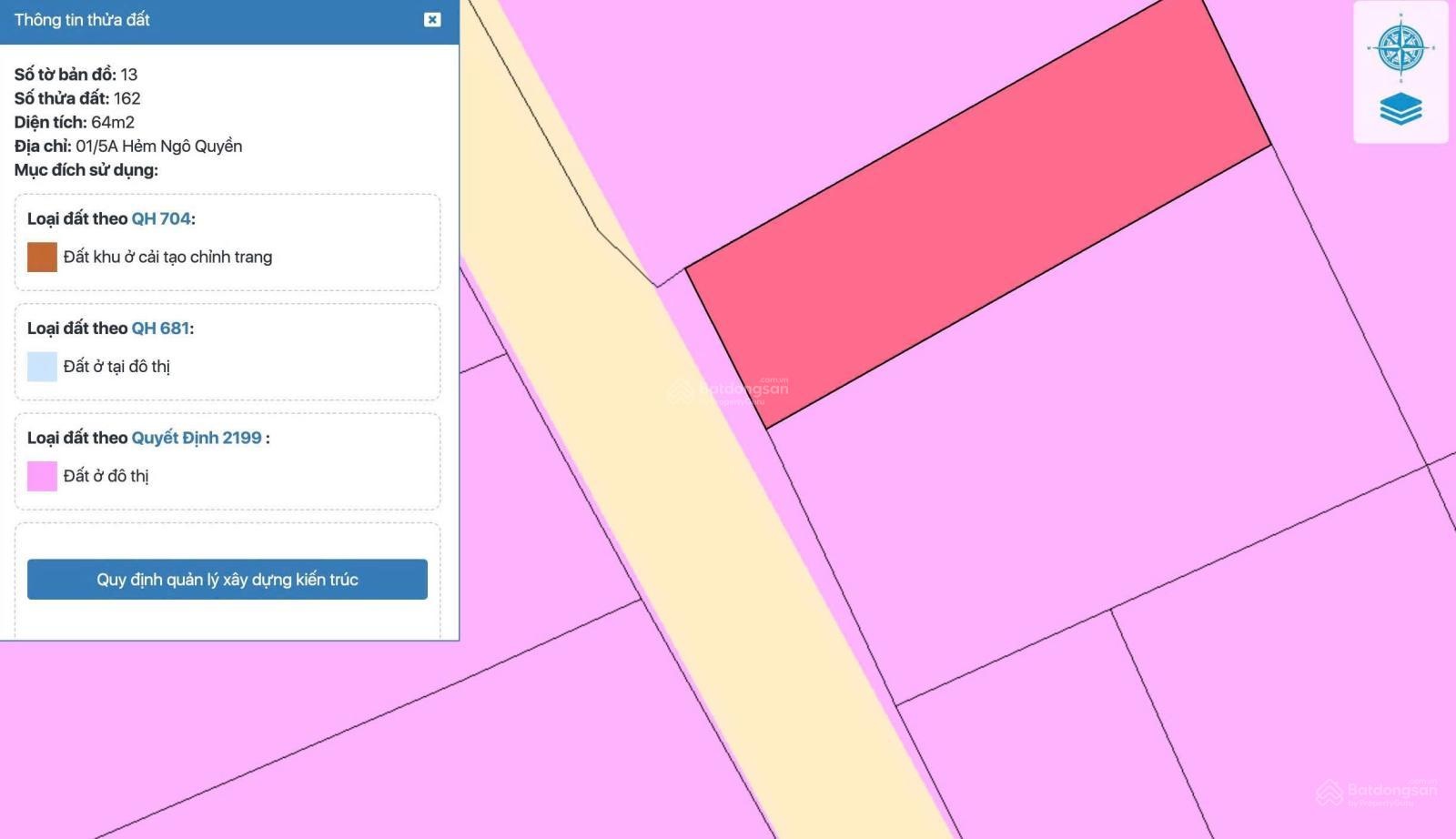 Nhà Ngô Quyền, P6, Đà Lạt - Giá: 8ty2, tlcc - S: 64m - Ngang: 4.6m - TN, SRXD - Nhà 1 trệt 2 lầu