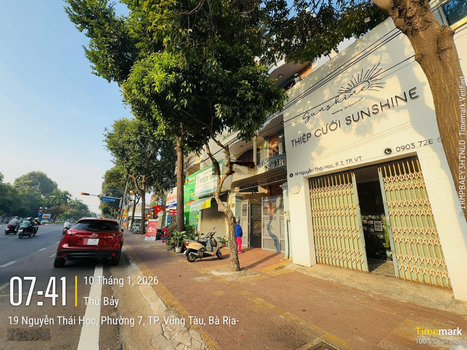 Bán nhà mặt tiền đường Nguyễn Thái Học, đối diện trường học, khu trung tâm thương mại, P7, Vũng Tàu