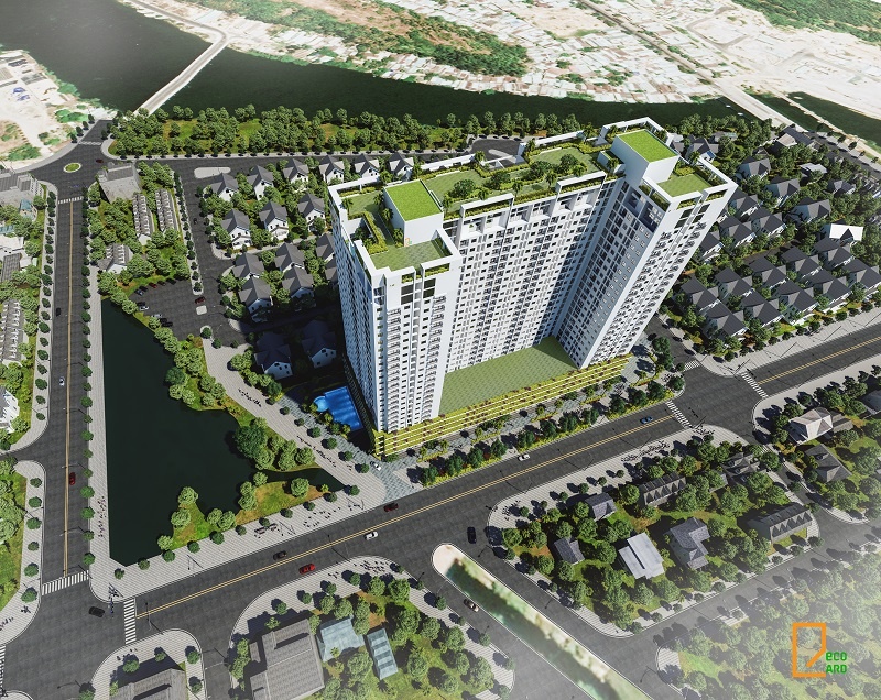 Cho thuê gấp căn hộ 2PN, 2WC, Ecolife Riverside, 5,5 triệu, 65m2 tại Đường Điện Biên Phủ, Quy Nhơn