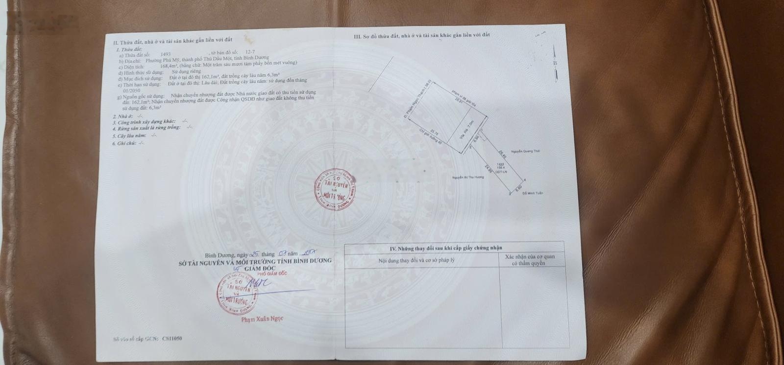 Bán đất mặt tiền Phạm Ngọc Thạch, gần ngã 4 Mỹ Phước Tân Vạn