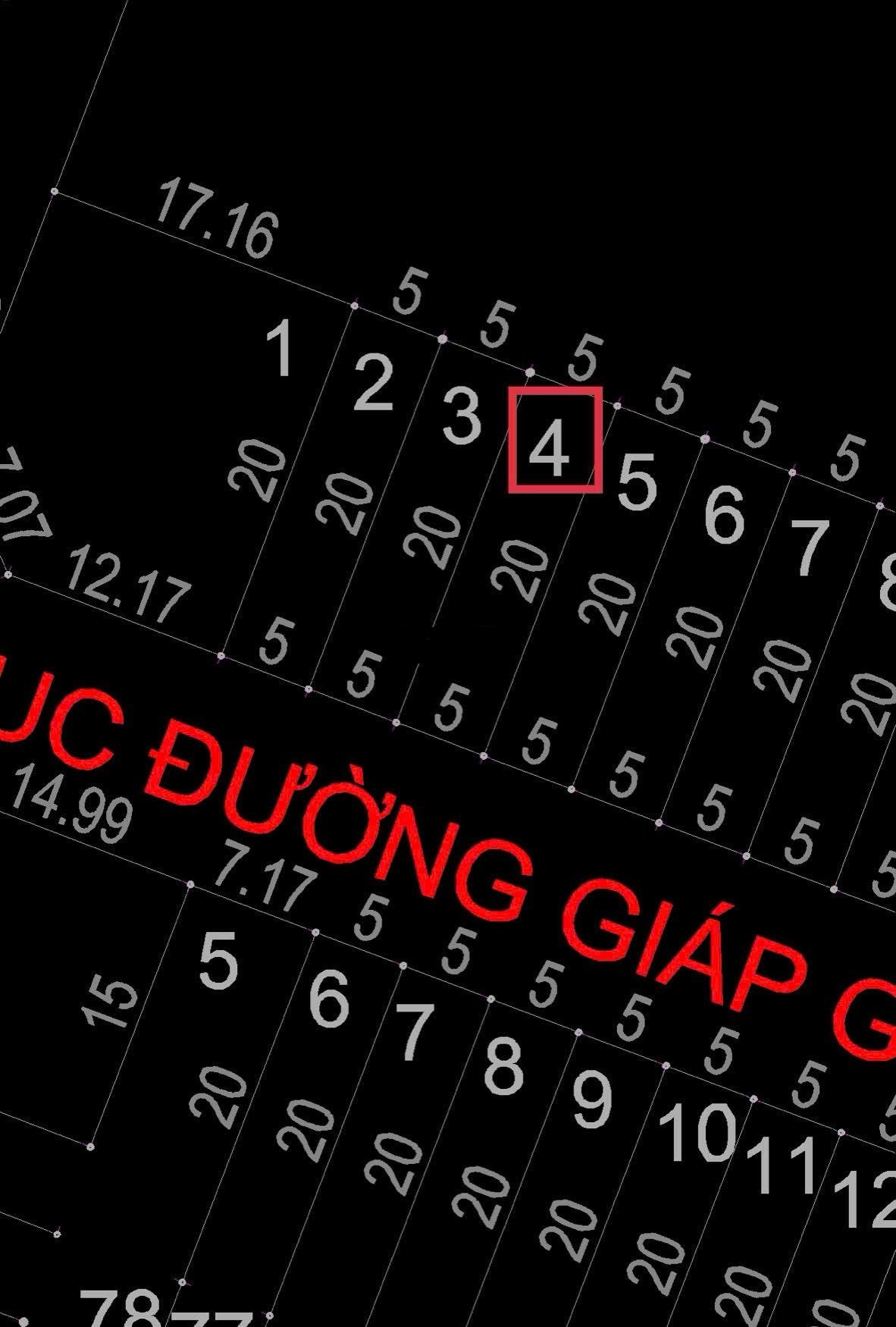 Đất gói 3 mỹ gia - trục đường thông các gói 2,3,4 - dt: 100m2 giá 58 triệu/m2