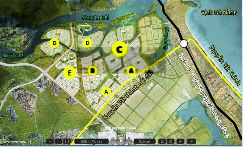 Sụp hầm khu A1 Golden Hills đường 7,5m giá rẻ, Đông Nam ngang 7,5m, đón sóng Vinhome Hải Vân Bay