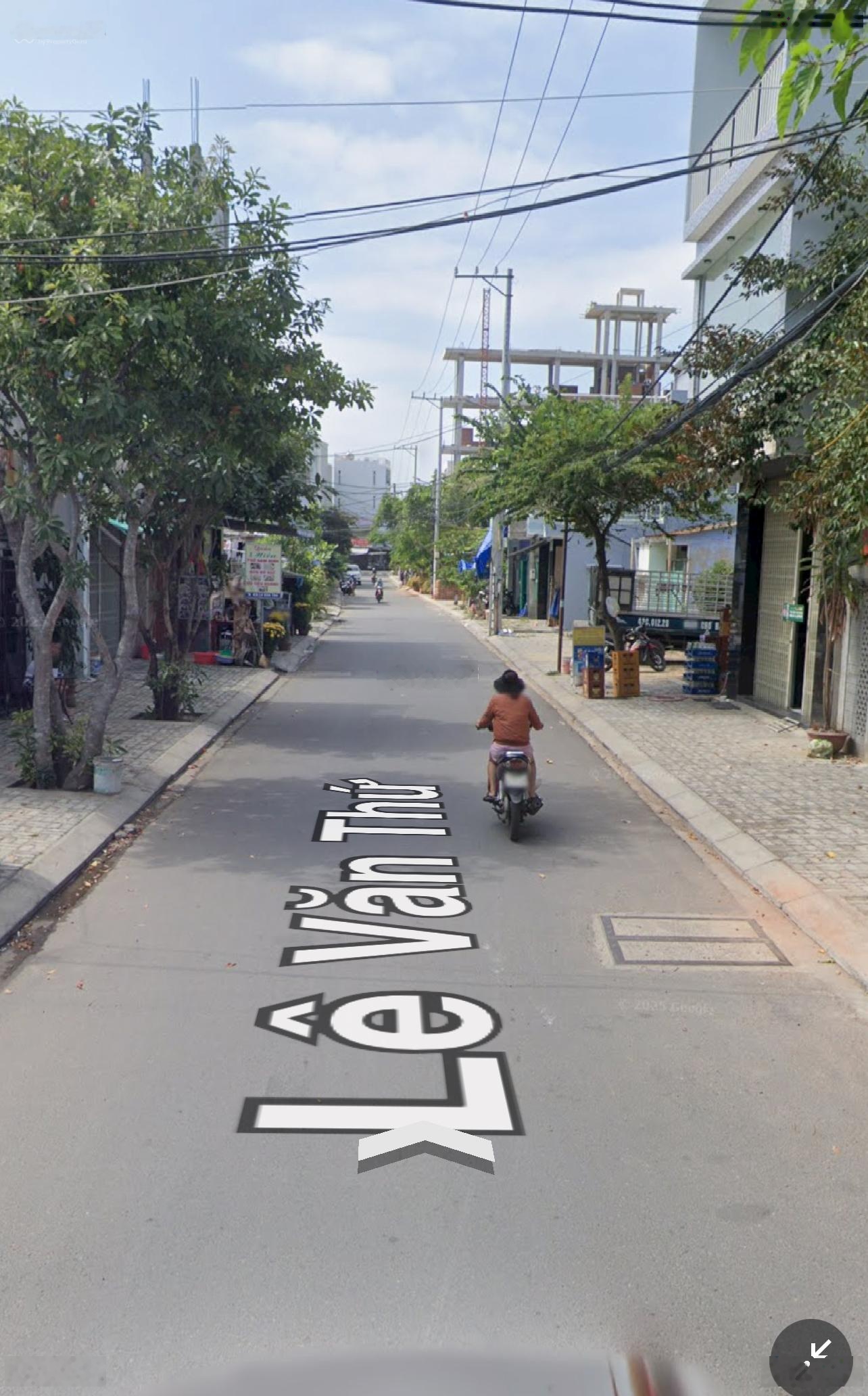 Bán lô đất VIP Đường Lê Văn Thứ Diện tích: 120m (ngang 5.5m, dài 22.5m, nở hậu đẹp). Giá 11,5 tỷ