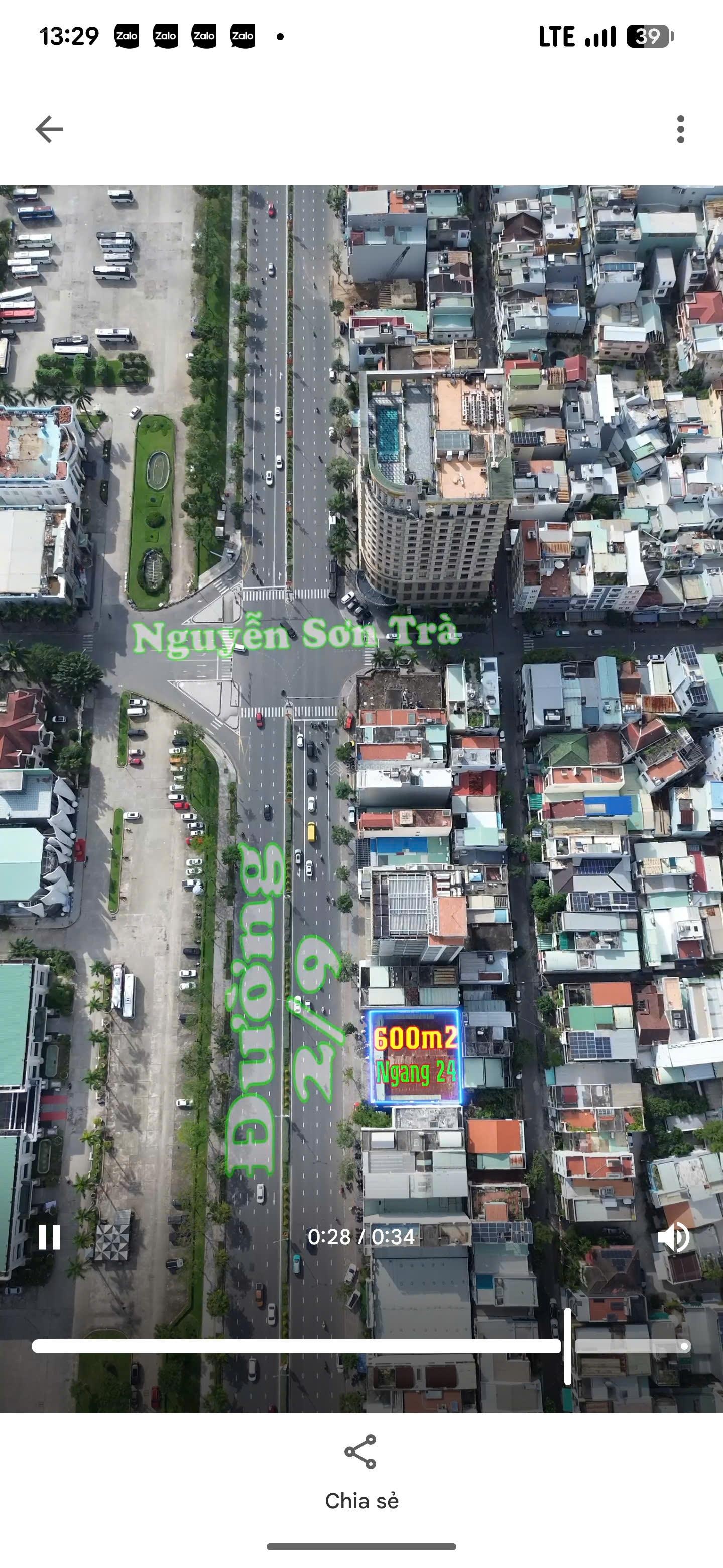 Bán 600m2 đường vip 2/9, con đường đắc địa, gần tòa tháp 69 tầng và khu bắn pháo hoa của Sungroup