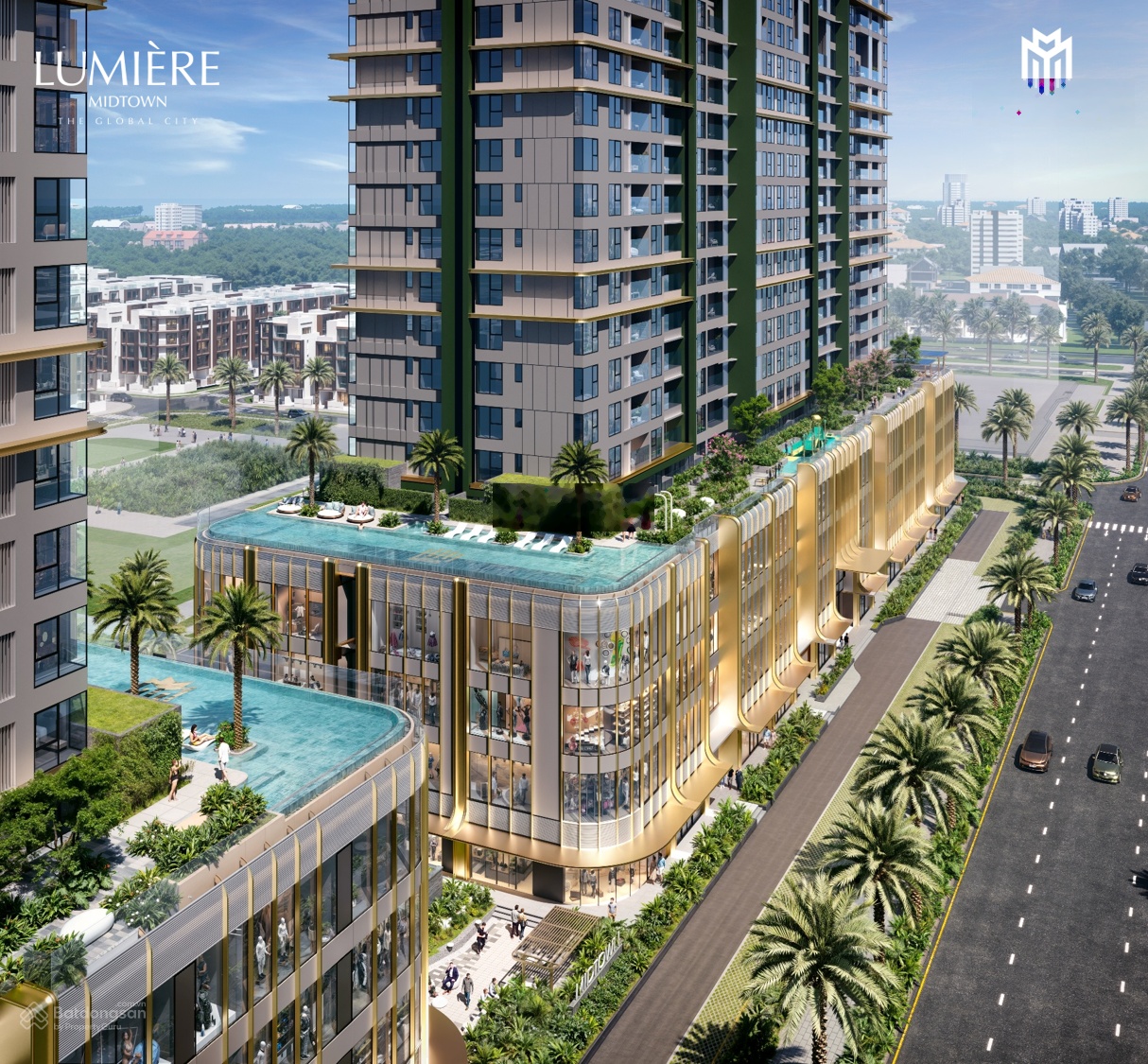 Độc quyền căn 2 phòng ngủ view nhạc nước đối diện TTTM tại Lumiere Midtown The Global City quận 2