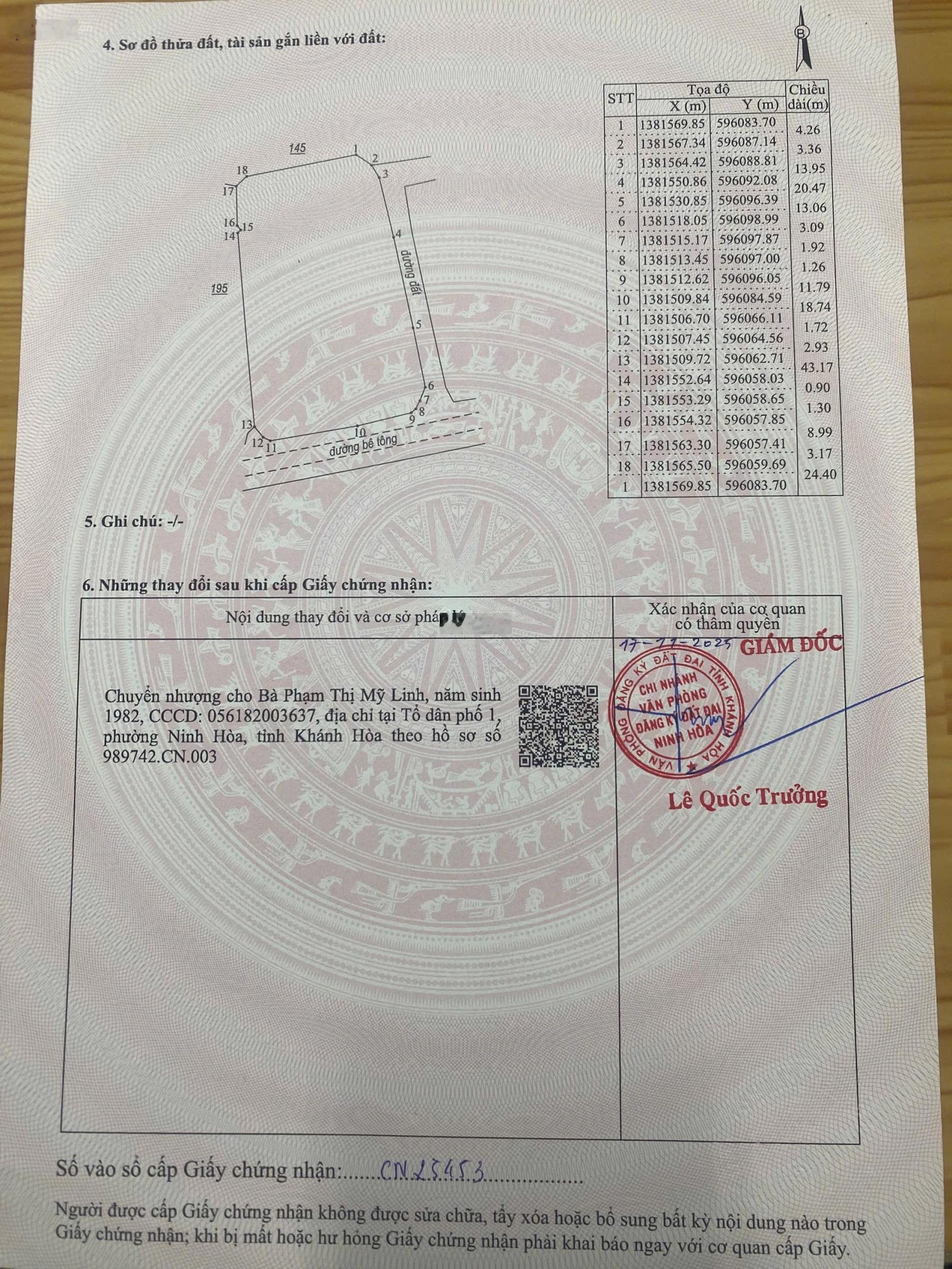 Bán đất tại Nguyễn Trường Tộ, Ninh Hiệp, Ninh Hòa, Khánh Hòa, 15 triệu / m2, 2000 m2 giá ưu đãi