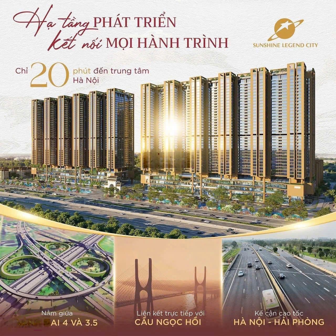 Căn hộ Studio độc quyền siêu hiếm trục 06 L3 Sunshine Legend City, giá chỉ từ 6x triệu/m2