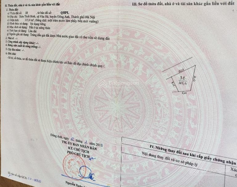 Lô đất mặt tiền 15m cửa ngõ kđt Đa Mục Tiêu Thư Lâm Vip