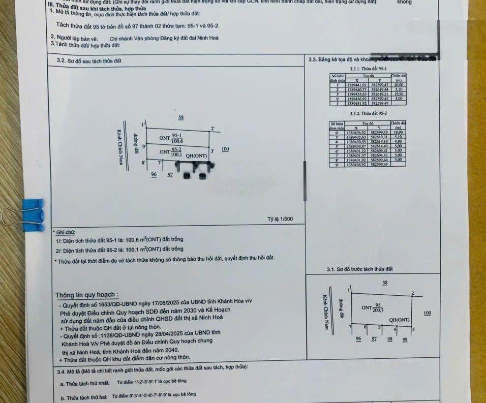 Giá Rẻ Nhất Ninh Hoà Hiện Tại.... Nóng Nóng Nóng Đầu Năm Khai Xuân bán hạ giá lô đất Full Thổ Cư.