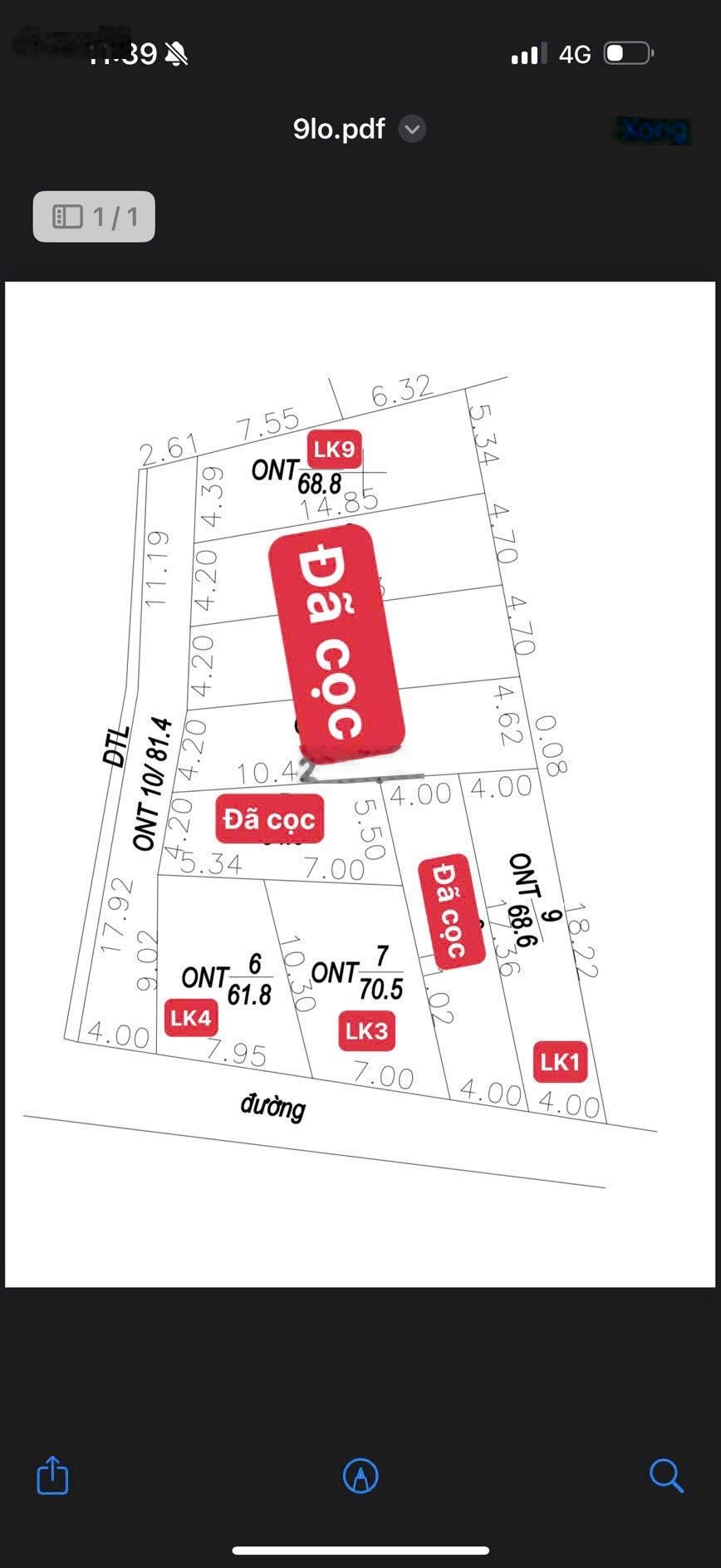 Bán 62m trục chính xã Đông Tảo. Đường 2 oto tránh. Nằm kẹp giưa 2 khu chợ lớn nhất phía Bắc.Hiếm !