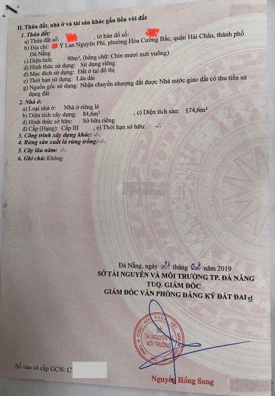 10,9 tỷ.Nhà 2 tầng, đường Ỷ Lan Nguyên Phi, Hòa Cường, Hải Châu, Đ Nẵng