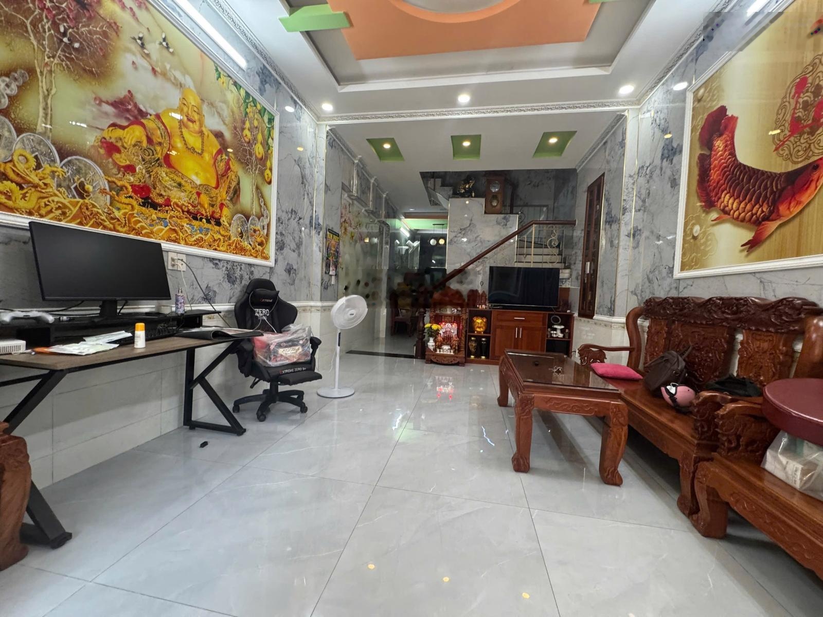 Bình Tân nhà 4tầng 64m2 SHR hoàn công đủ, 5PN, 4WC hẻm xe hơi giá 6,6tỷ, 3014 - Đường Số 6