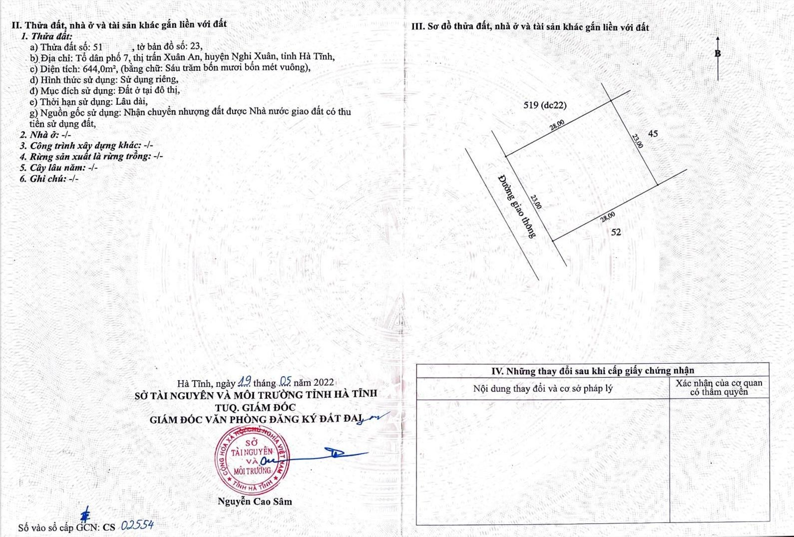 25tr/m2 lô góc phong thuỷ đẹp nhất Xuân An Greenpark