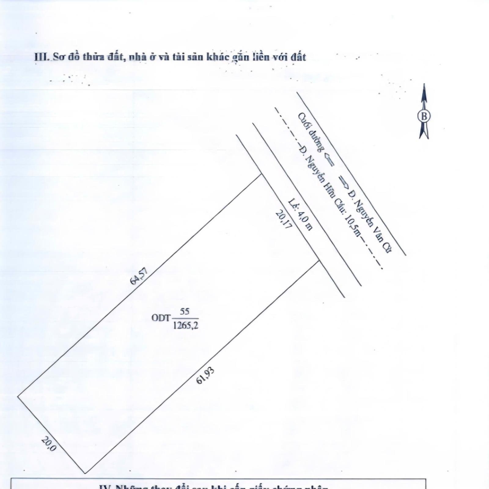 Bán cặp nền Cồn Khương 82 tỷ 2565 m², TP Cần Thơ