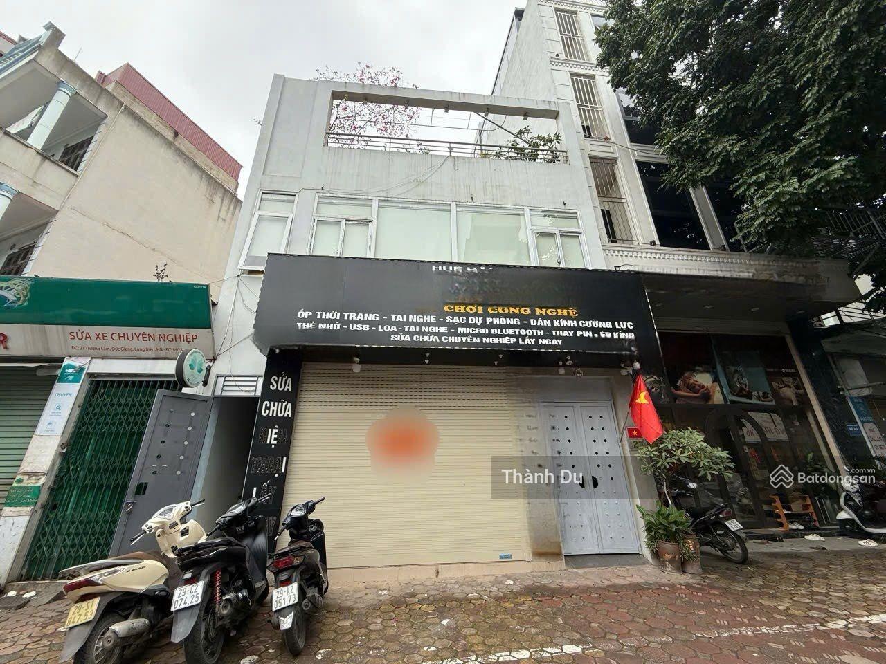 CHO THUÊ Mặt bằng kinh doanh phố Trường Lâm , Long Biên gần Bệnh Viện Đức Giang 40m2 giá 14 tr
