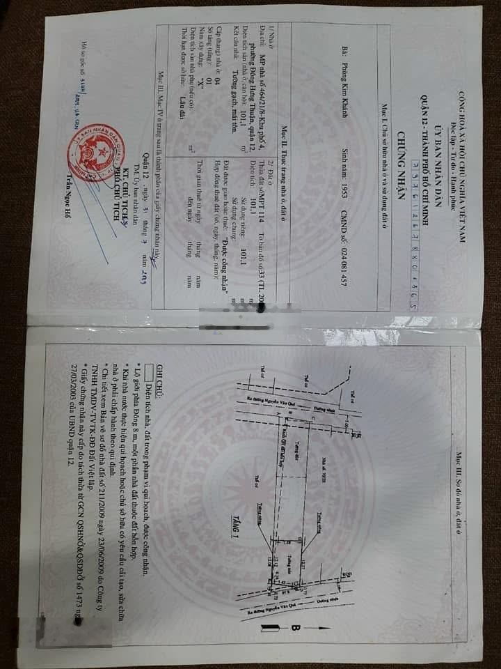 Chính chủ kẹt tiền cần bán gấp nhà sạch sẽ, tiện ở, làm kho, xưởng nhỏ, đầy đủ điện nước