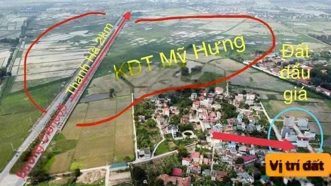 Bán đất đấu giá Đình Quảng xã Mỹ Hưng huyện Thanh Oai