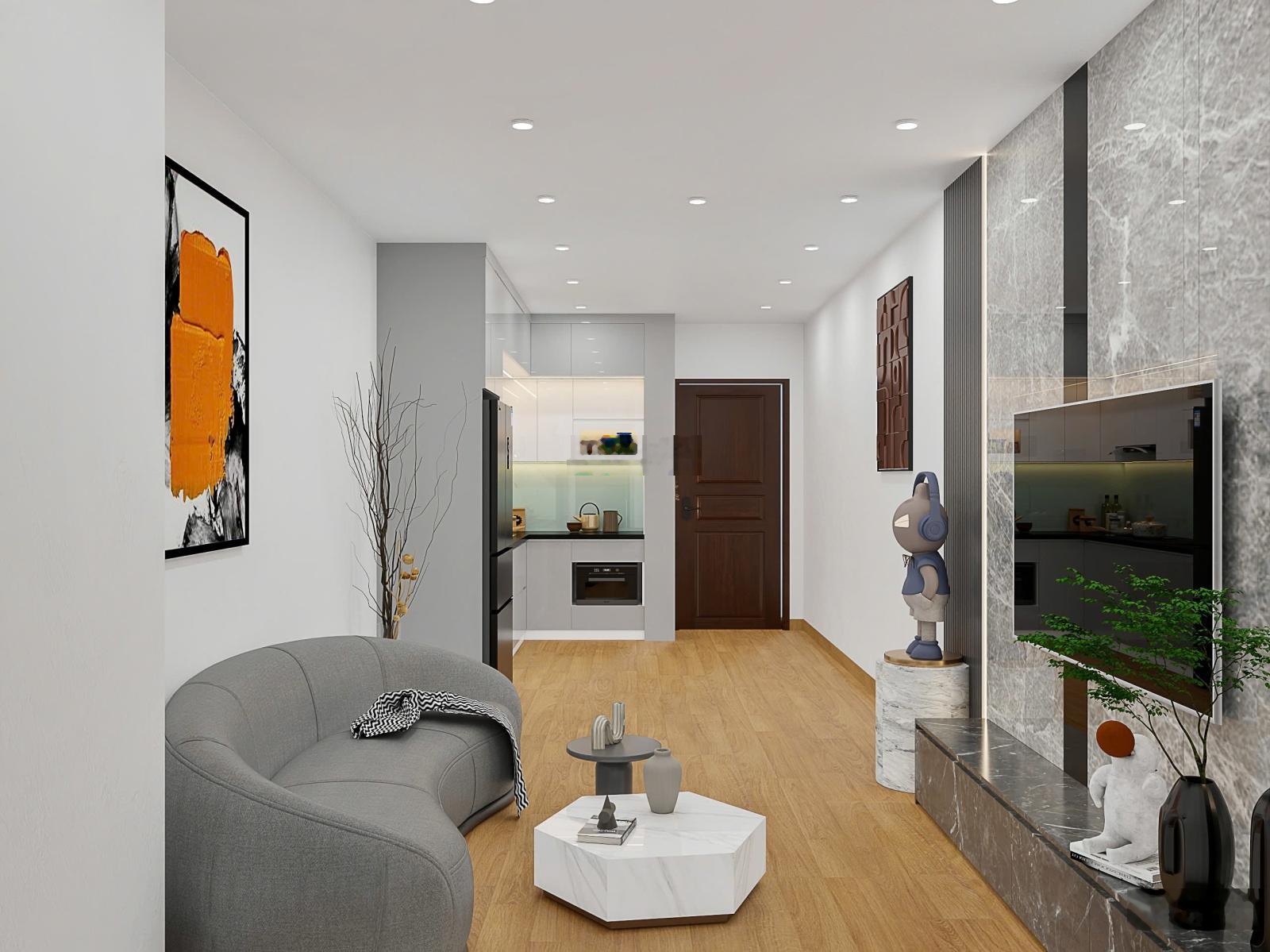 Hàng hiếm! Bán căn hộ 75m2 giá chỉ 5,x tỷ thiết kế 2N 2W, nhà mới full nội thất, sẵn sổ, có ra lộc