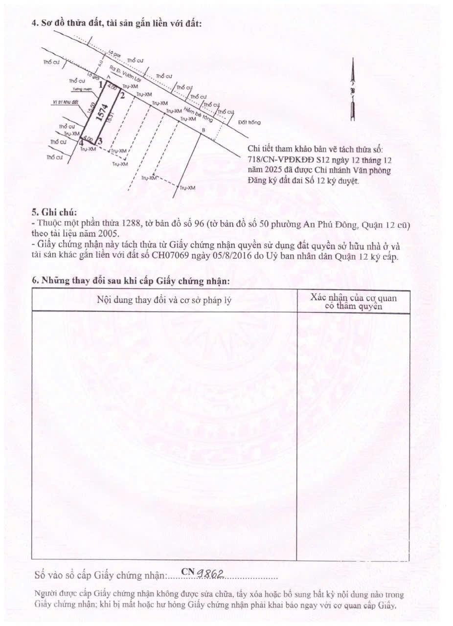 Bán đất hẻm 140/98 Vườn Lài An Phú Đông, gần trường mầm non Sơn Ca 8