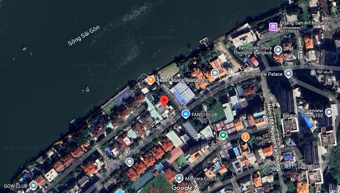 Bán nhà mặt tiền Nguyễn Văn Hưởng và mặt tiền sông Sài Gòn, 70x55m, 3 tầng, giá 990 tỷ