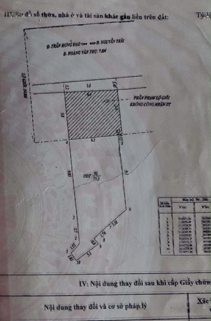 Nhà 11,5 tỷ mặt tiền đường hoàng văn thụ, trung tâm