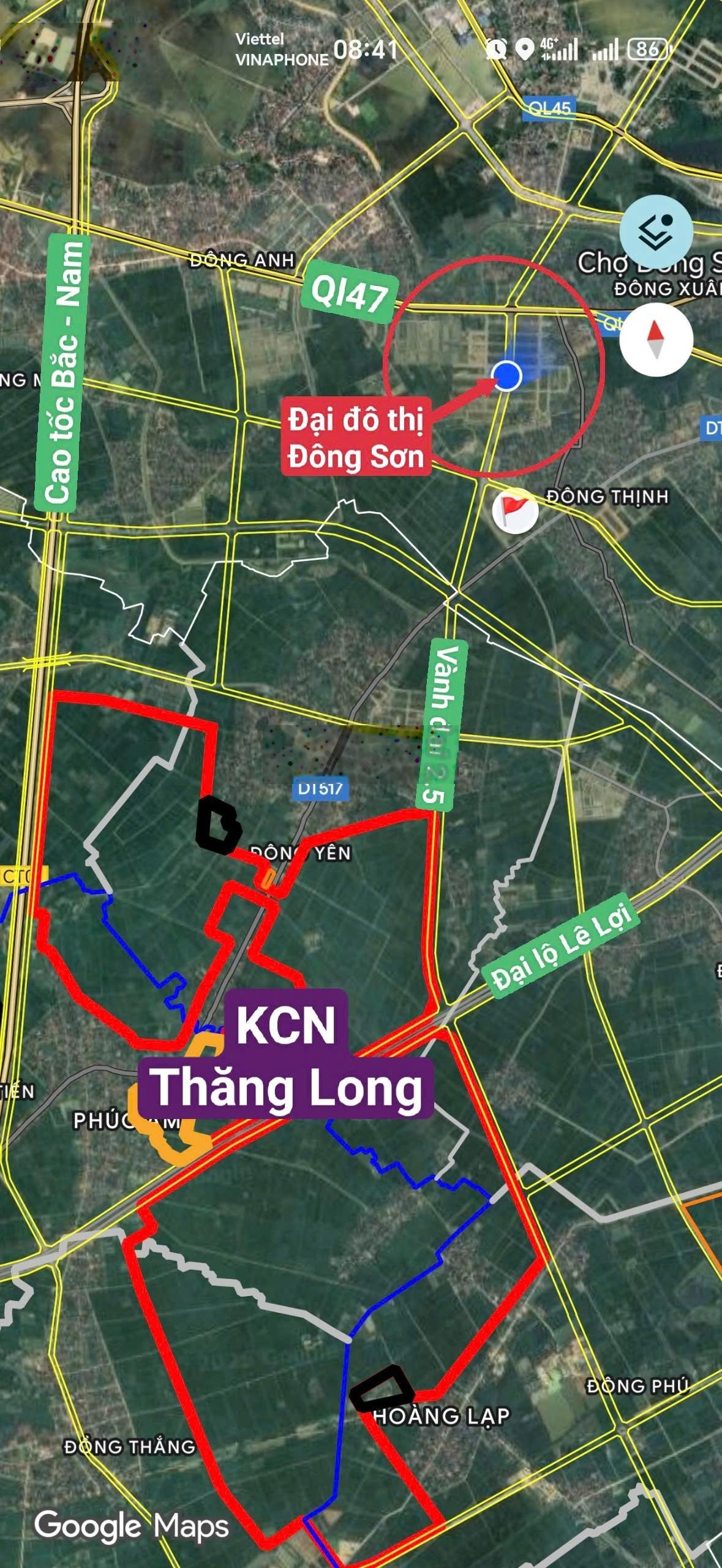 Siêu rẻ bán lô 110m2 mặt tiền 5,5m thuộc đại đô thị Đông Sơn TP Thanh Hóa đường 20,5m giá 1,6x tỷ