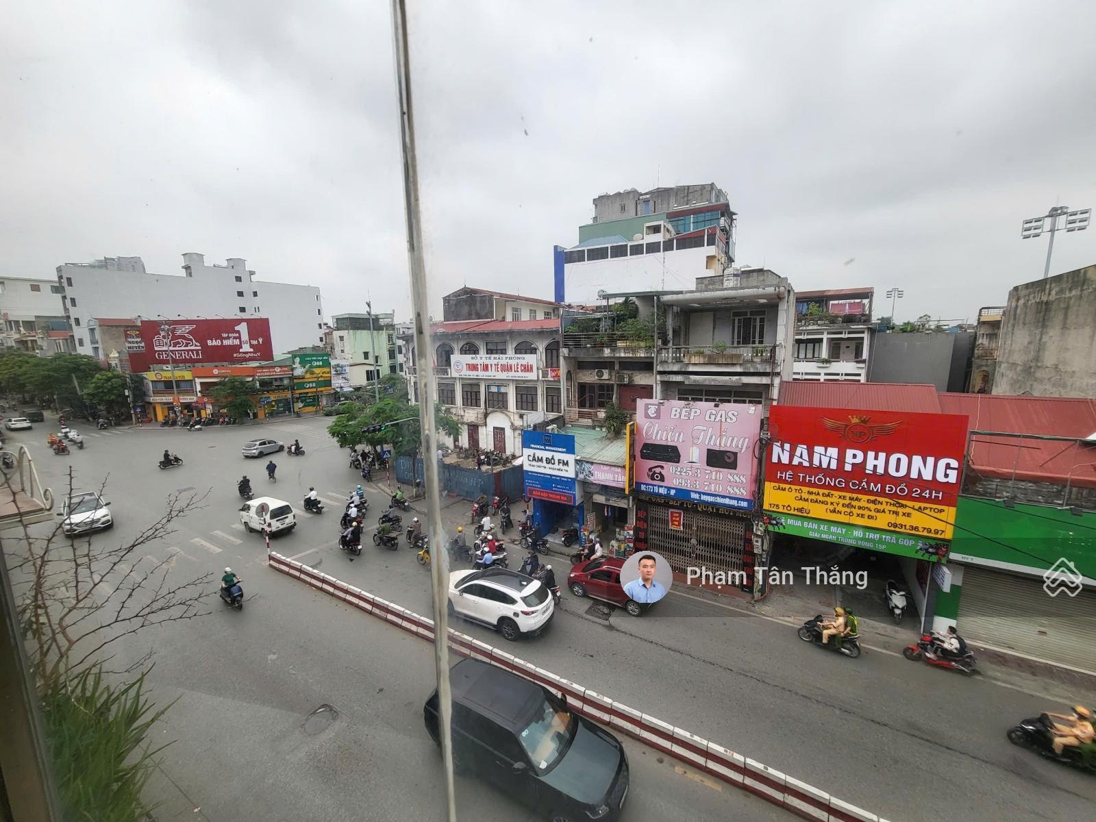 Cho thuê tòa nhà mặt đường Tô Hiệu, gần ngã 4 An Dương, mặt tiền 10m