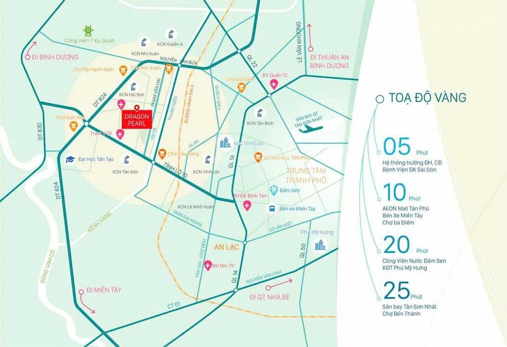 Chính chủ cần bán đất nền Dragon Pearl (SHR) diện tích 90m2/2 tỷ công chứng sang tên ngay