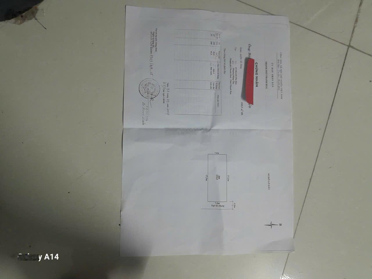 Bán nhà vị trí trung tâm phường Hạc Thành (Đường Thọ Hạc Đông Thọ cũ)