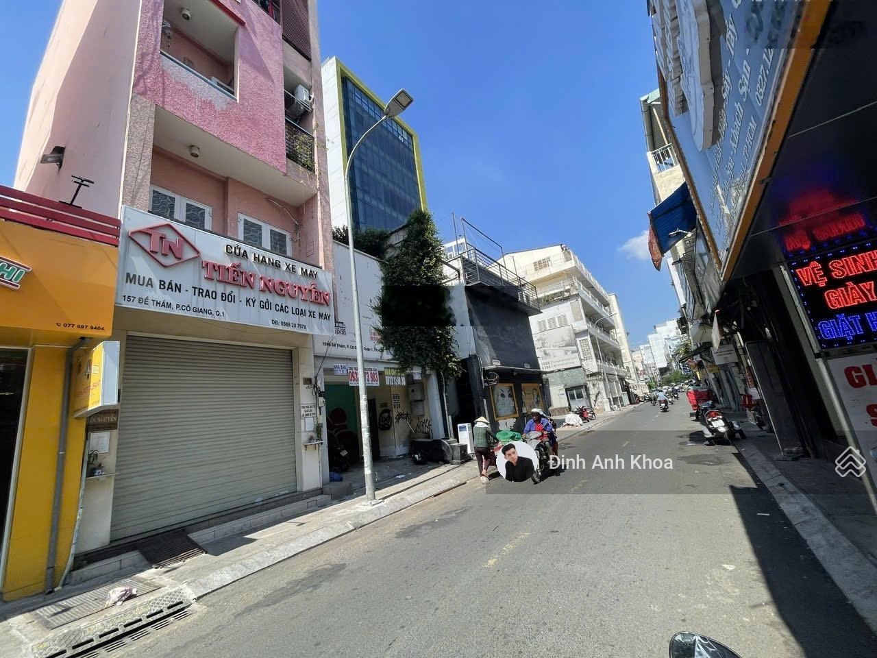 Siêu vị trí ! chủ cần bán nhà mặt tiền đường đề thám p.cô giang quận 1.dt:4,1x17m giá 43 tỷ.