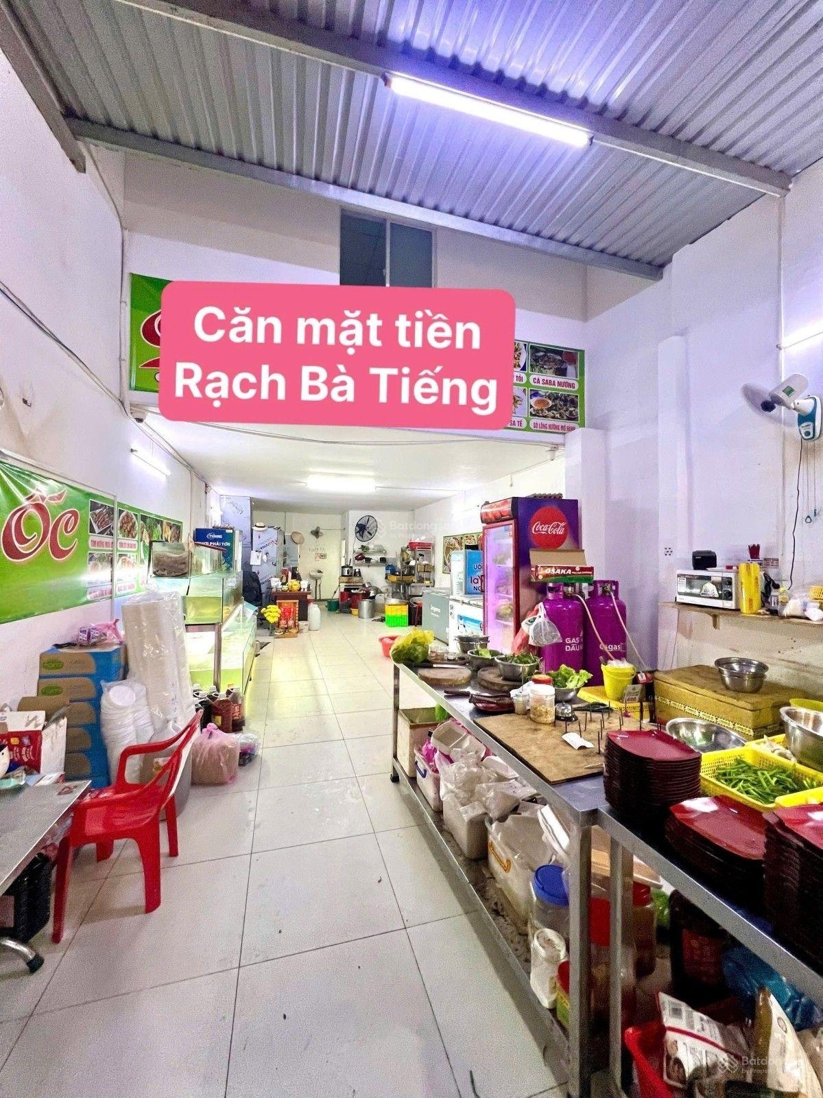 2 mặt tiền kd rạch bà tiếng- cạnh aeonmall tên lửa - dòng tiền 19tr/tháng - đang mở quán ăn