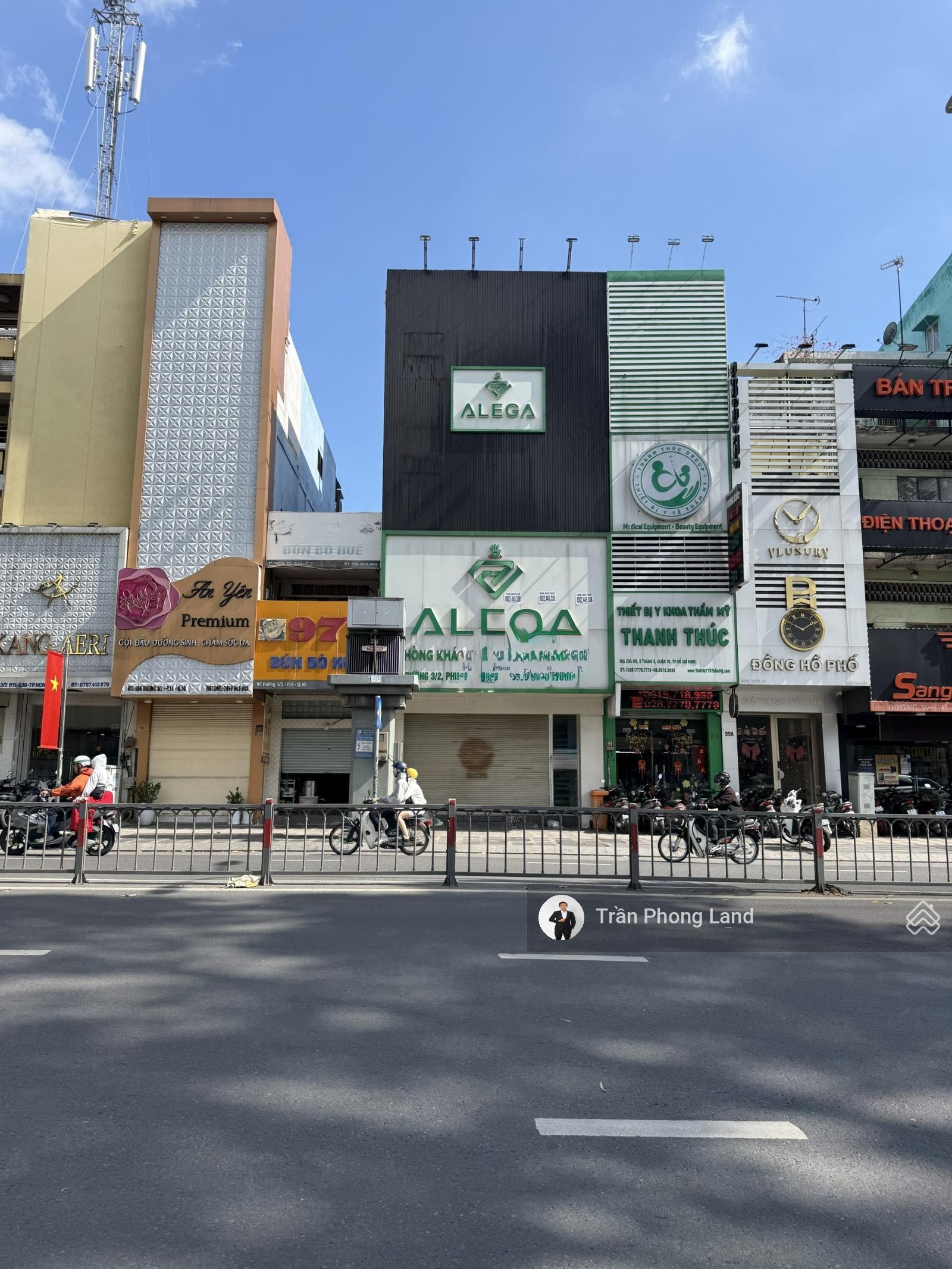 Chính chủ cho thuê nhà mặt tiền 97A Ba Tháng Hai, P11, Q10, 6x12.5m, trệt 3 lầu, 0908140491