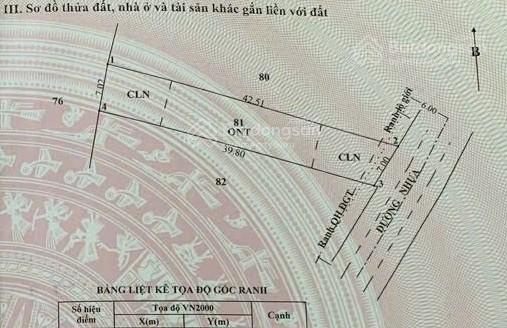 Bán đất tại chợ Phước Thạnh, 280m2, giá ưu đãi, view đẹp. Giá 1,78 tỷ