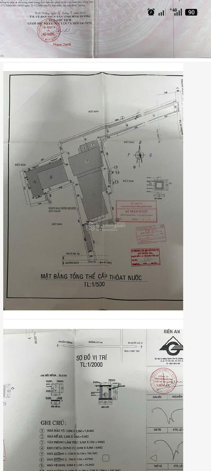 bán kho xưởng đang cho thuê 220trieu/tháng ở Bình Dương, giá bán 45 tỷ,