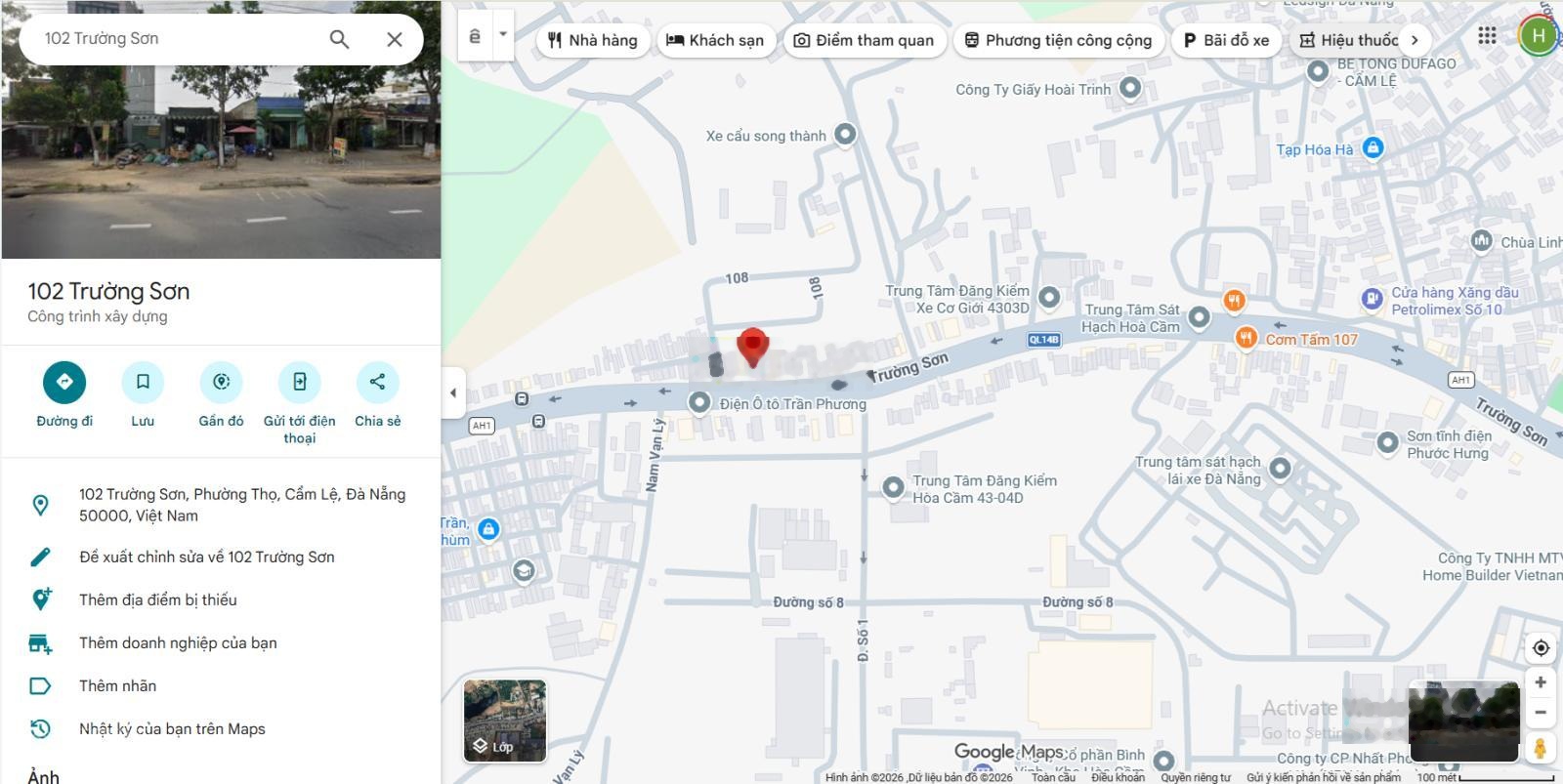 Bán nhà riêng tại 100 Trường Sơn, 4 tỷ, 114m2, view đẹp, chính chủ