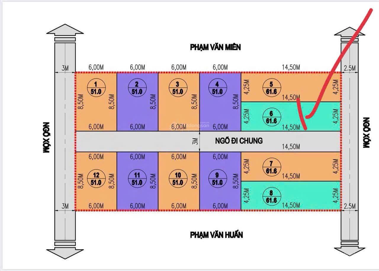 Lô đất đẹp đường Đại Thắng, Hoà Nghĩa, Dương Kinh, Hải Phòng.