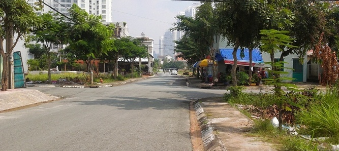 Đất mặt tiền kinh doanh Làng Đại Học ABC, 10x23=230m2. Cần tiền, có tách bán một phần!