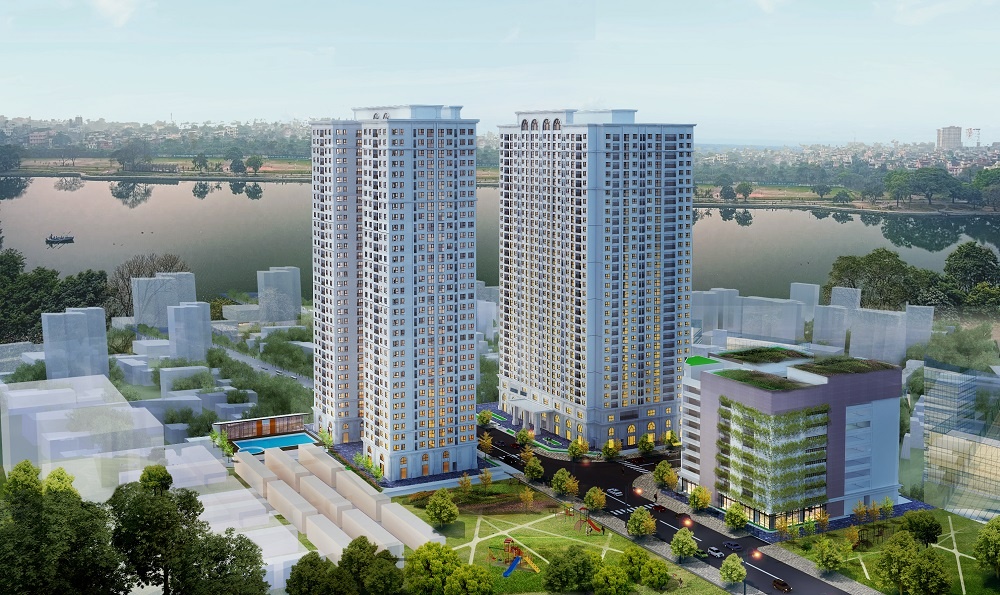 Siêu hot bán CC Eco Lake View, 6,5 tỷ, 75m2 tại Đại Từ, p Đại Kim, Hoàng Mai, HN