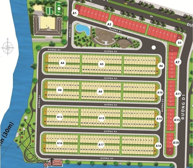 Đất KDC Nhơn Đức: 100m2, Giá 5.5 tỉ