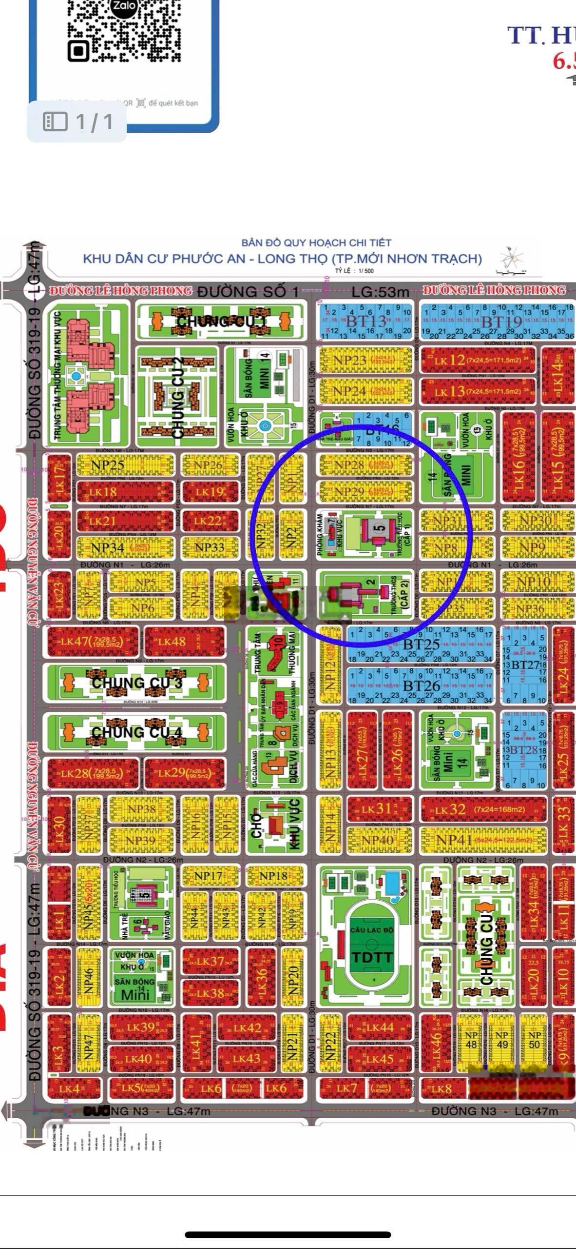 Cần bán lô đất NP Xây Dựng Hà Nội View Tiện ích đường 17mét Sổ sẵn, hạ tầng hoàn thiện