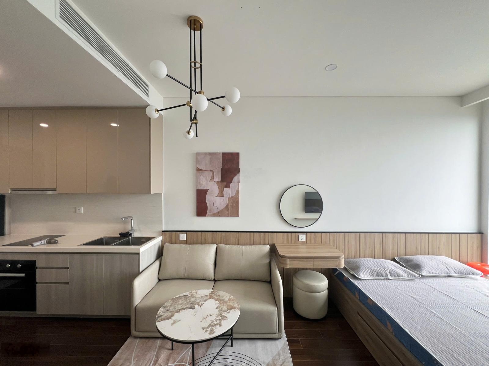 Chính chủ cho thuê căn studio full đồ mới miễn phí dịch vụ đầy đủ tiện ích 5 sao. LH 0987789888