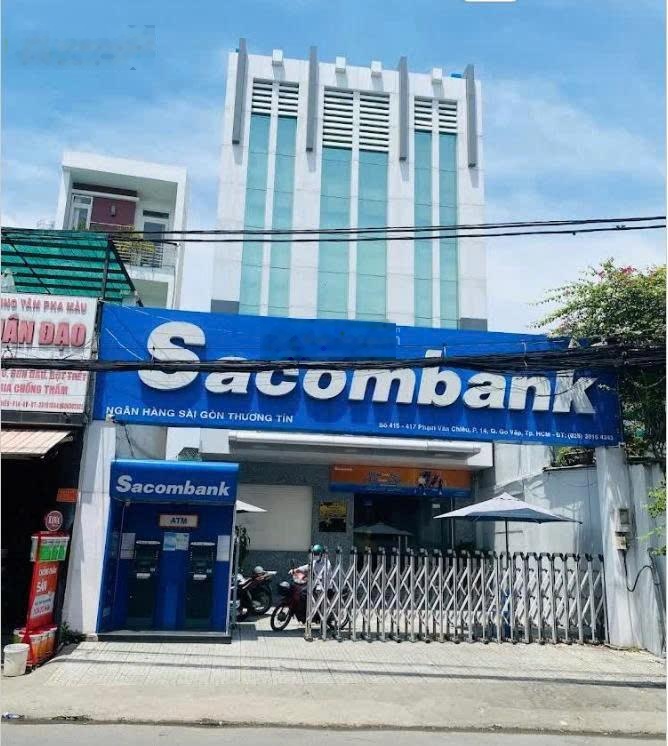 Nhà đang cho Sacombank thuê 120 triệu cần bán,DT 10x38m, 500m2 đất, 5 tầng, giá 62 tỷ lh 0919818429