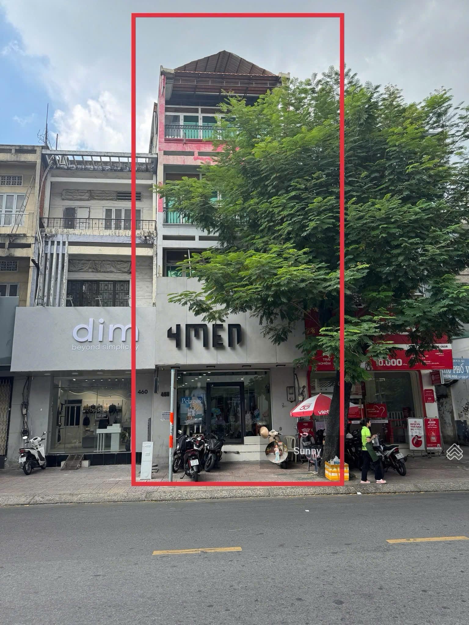 Rẻ nhất Quận 3, mặt tiền Lê Văn Sỹ, DT: 4,8x20m, kết cấu XD hầm 6T, hợp đồng thuê 65tr giá 25 tỷ