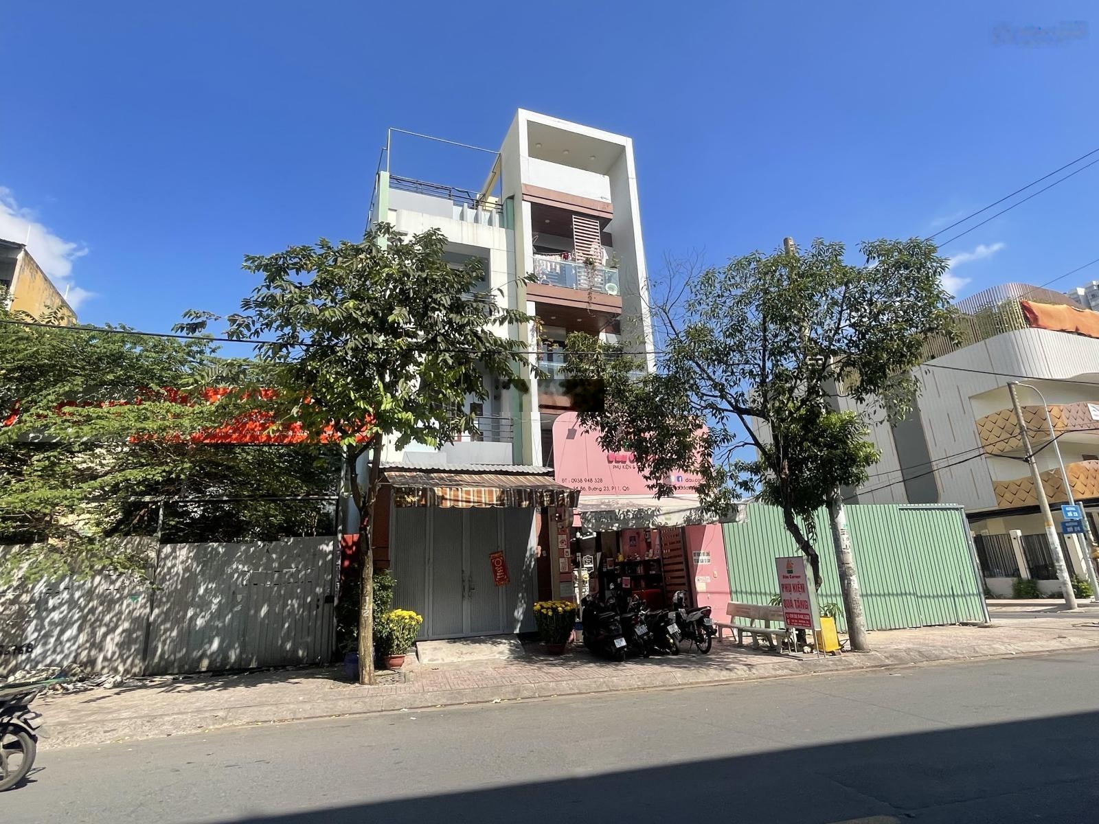 Nhà MTKD đường Số 23 khu Bình Phú 5PN + 5WC nhà 4 tầng giá 17 tỷ TL