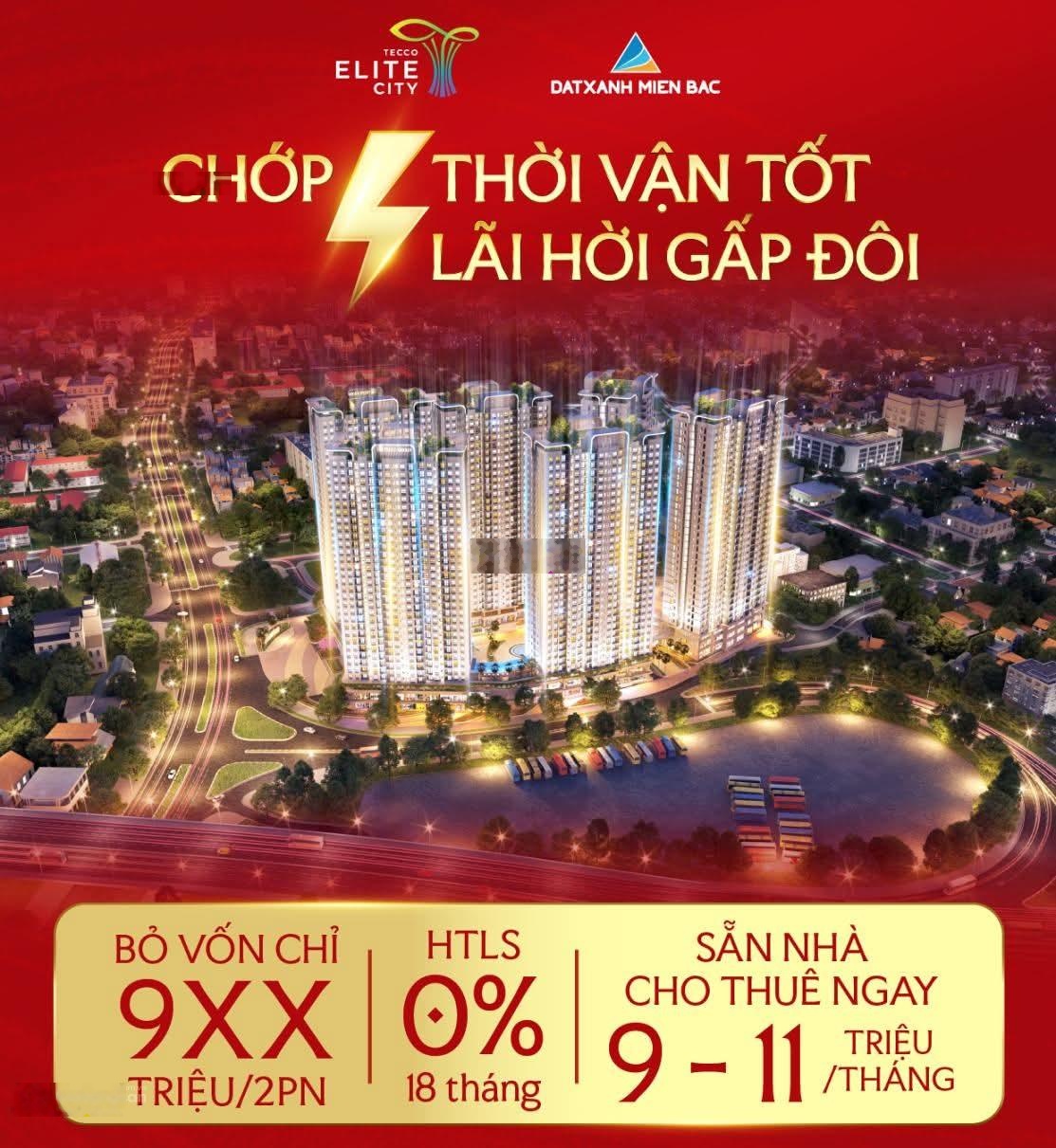 Trực tiếp CĐT quỹ 2N2V đẹp giá tốt nhất toà A1 - CK 6% - Miễn lãi gốc 18 tháng. Vốn 600tr ký HĐMB