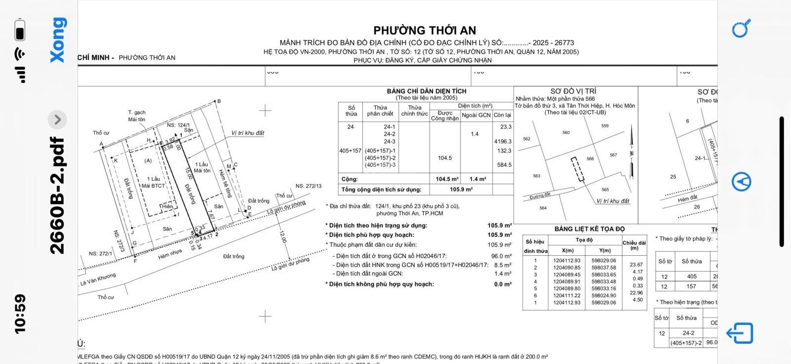 Lô đất sắp có sổ thời gian 1 tháng công chứng mua bán bao sang tên có hỗ trợ vay p thới an quận 12