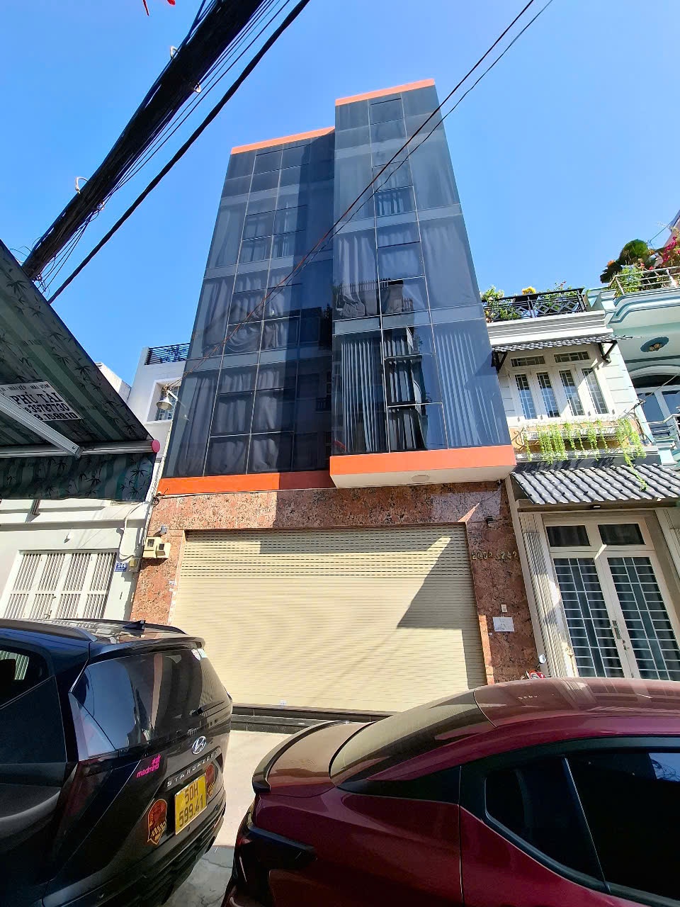 Nhà mặt tiền đường trần thủ độ diện tích: 7x11m trệt 4 lầu cho thuê