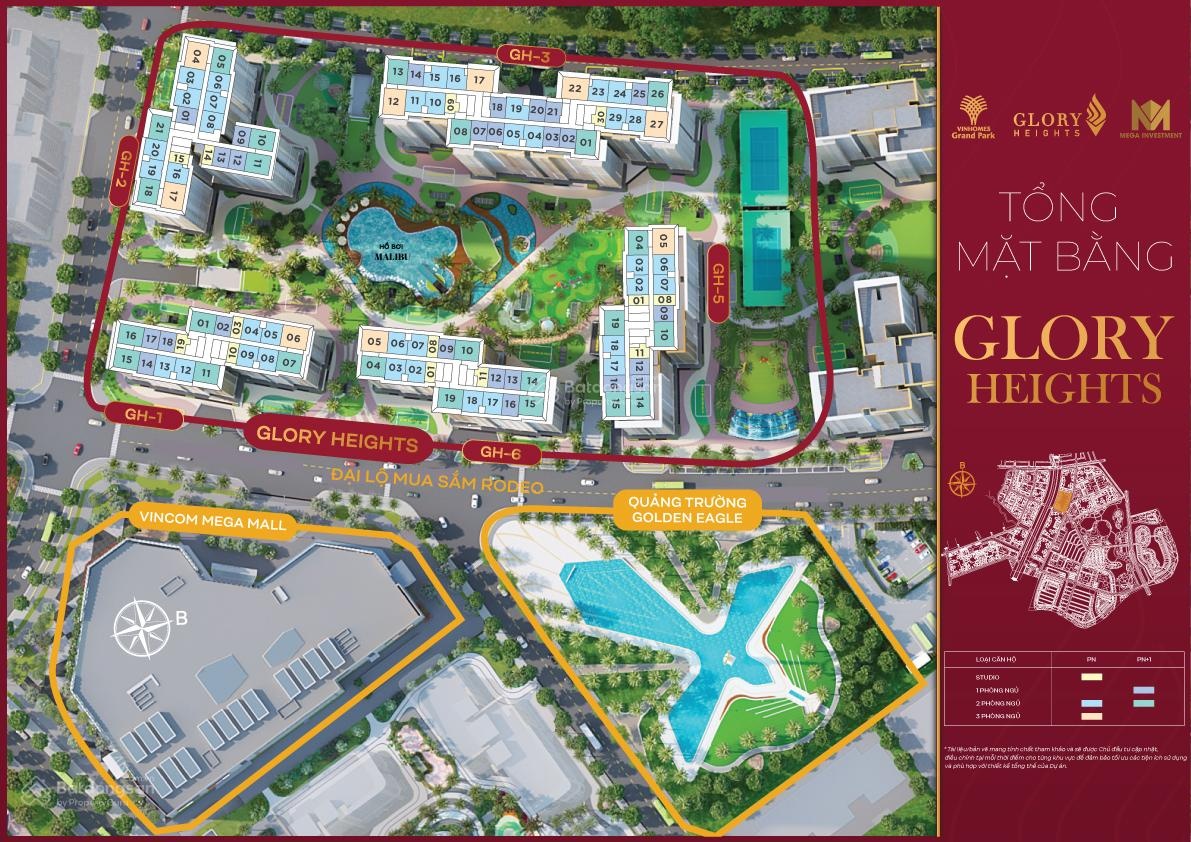 Bán căn hộ 1PN +, 1WC tại Vinhomes Grand Park, giá siêu hời chỉ với 3,45 tỷ, 46m2