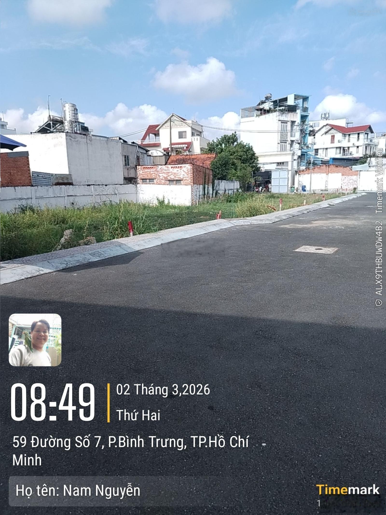 Lô đất // đường nguyễn duy trinh // đường số 7 bình trưng đông, quận 2